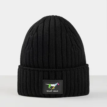 Čepice Zimní jezdecká čepice GALOP WEAR 100% merino vlna černá