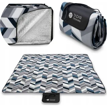 Pikniková deka Plážová PODLOŽKA PIKNIKOVÁ DEKA s izolací GEOMETRICKÁ VELKÁ Tadar 200 x 200cm