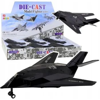 autíčko Vojenská stíhačka Tryskové letadlo se světly a zvuky 1:400