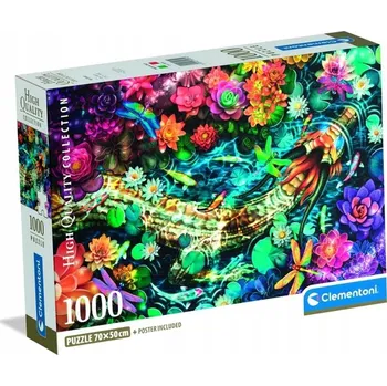 Puzzle Puzzle 1000 dílků - Řeka s kapry Koi - Clementoni