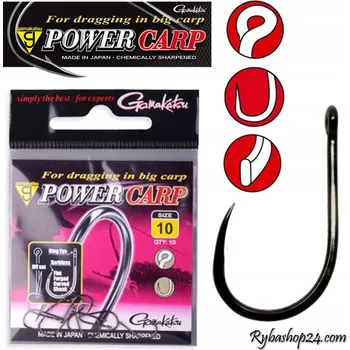 Rybářský háček Gamakatsu POWERCARP EYED Háčky na zem 1 ks
