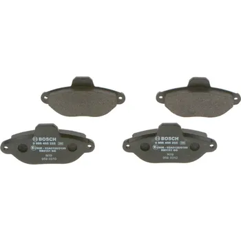 Brzdový systém Sada brzdových destiček, vždy 4 kusy v sadě BOSCH 0 986 495 255