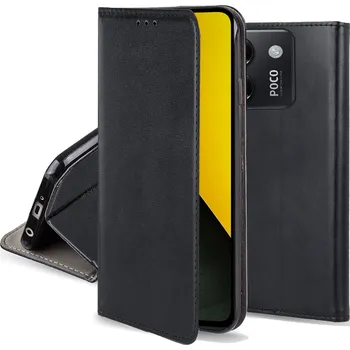 Pouzdro na mobilní telefon Flipové pouzdro Hero Case pro POCO M7 Pro 5G, černé