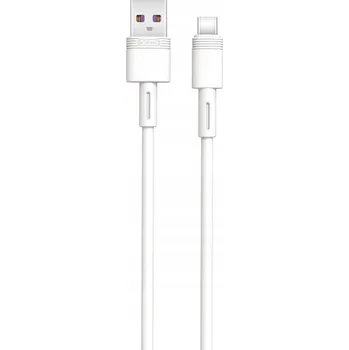 Datový kabel Kabel XO USB - USB-C 1 m bílý