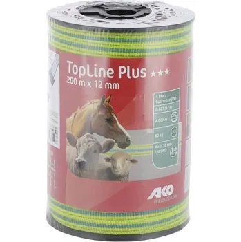 Ohradník ELEKTRICKÝ OHRADNÍK PÁSKA PRO KONĚ AKO Topline Plus 12mm/200 m