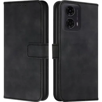 Pouzdro na mobilní telefon Pouzdro Kožené Peněženkové SKLO pro Motorola Moto G24 / G24 Power / G04 / E14