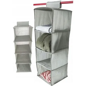 Šatní skříň Skříň Art4home SKŘÍŇ NA TEKSTYLIA ORGANIZER 30 x 84 x 30 cm černá, odstíny šedé