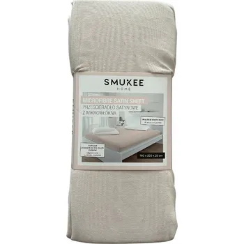 Prostěradlo Prostěradlo s gumou Smukee polyester 160 x 200 cm