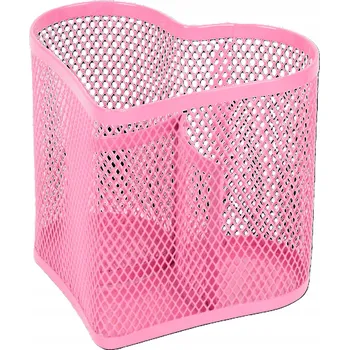 Obraz Organizér na stůl Srdce se 3 přihrádkami - růžový