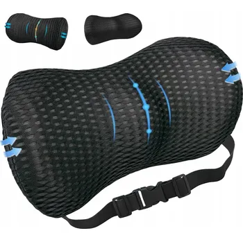 Polštář ORTOPEDICKÝ POLŠTÁŘ BEDERNÍ OPĚRKA ZAD PRO SPANÍ A SEZENÍ