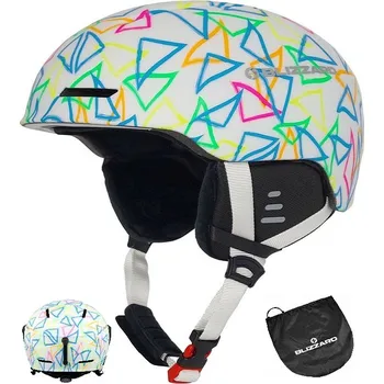 Lyžařská helma BLIZZARD Flash Visor dětská lyžařská helma S 52/56cm bílá
