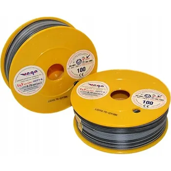 elektrický kabel Kabel LGY/H05V-K 0,75 mm2 100 m Šedo-Černý