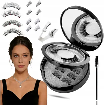 Umělé řasy MAGNETICKÉ ŘASY 5X DLOUHÁ PINZETA OČNÍ LINKY