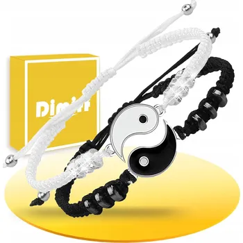 Náramek Náramek přátelství X2 NÁRAMKY přátelství pro páry Jin Jang DÁREK