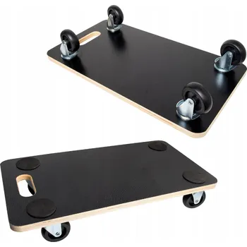 Plošinový vozík Transportní plošina Drel CON-DTP-2575 400 kg černá