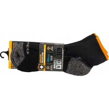 Pánské ponožky Skechers Ponožky Skechers 3pk Mens Work Qtr Socks černá velikost 41-46