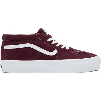 Pánská móda Semišové tenisky Vans Sk8-Mid Reissue 83 LX VN000CQQ4QU1 burgundské 83X, EUR 44.5