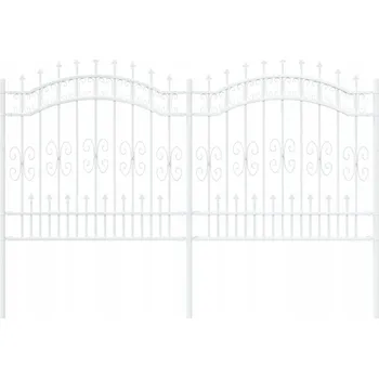 Oplocení plot bílý 165 cm práškově lakovaná Ocel