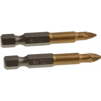Bit Šroubovací bity PZ1 x 50 mm, titanové, 2 ks