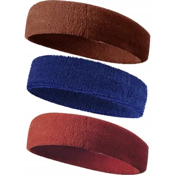 Čelenka SADA 3x ČELENKA do VLASŮ na BĚH, TENIS, SPORTOVNÍ UNISEX