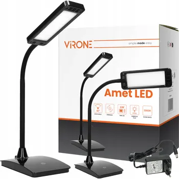 Lampička Stolní lampička Virone Amet LED černá, příkon až 6 W