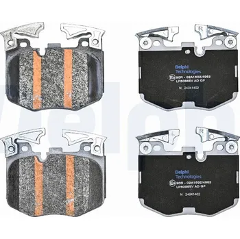 Brzdová destička Sada brzdových destiček, vždy 4 kusy v sadě DELPHI LP5066EV