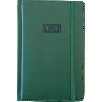 Kalendář Knižkový kalendář 2026 A5 Avanti zelený