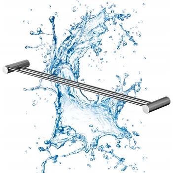 Držák na ručník Dvojitý věšák na ručníky černý gun metal S951-888 cersanit