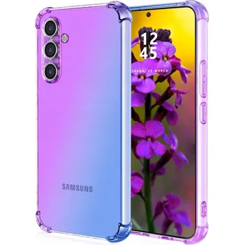 Pouzdro na mobilní telefon Zadní Kryt RCBR pro Samsung Galaxy A55 5G SM-A556 GRADIENT CASE modrý