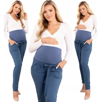 Těhotenské tepláky s panelem MAŠLIČKA XXXL