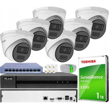 Bezpečnostní kamera Sada IP monitoringu 6 kamer 4Mpx s možností rozšíření, 8kanálový rekordér 1TB