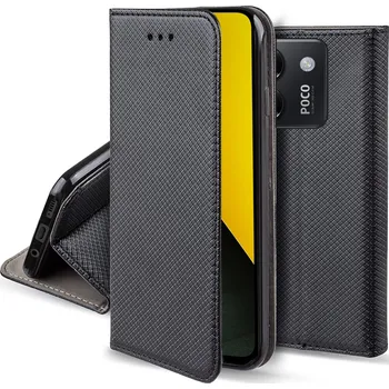 Pouzdro na mobilní telefon Flipové pouzdro Hero Case pro POCO M7 Pro 5G, černé