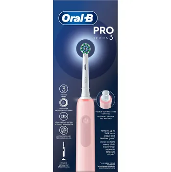 Elektrický zubní kartáček Elektrický Zubní Kartáček Oral-B Pro 3 3000 Růžový