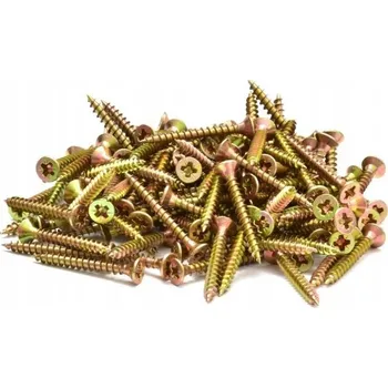 Vrták VRUTY DO DESEK, DŘEVA, ŠROUBY 100 KUSŮ FISCHER 4x40 mm PZ2