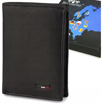 Peněženka Beltimore pánská peněženka z pravé kůže černá - muž