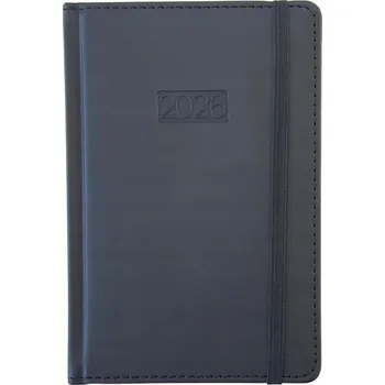 Kalendář Knižkový kalendář 2026 A5 Avanti černý
