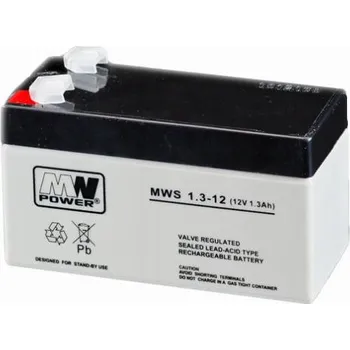 Záložní baterie Akumulátor MW Power 12V 1,3Ah MWS 1.3-12