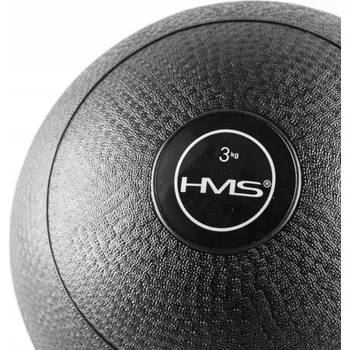 Medicinbal Gumový míč Slam Ball HMS 3 kg pro cvičení, medicinbal, crossfit, hody - HIT