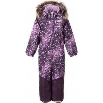 Kojenecká kombinéza Dětská zateplená kombinéza DEX s květinami Lenne, vel. 110