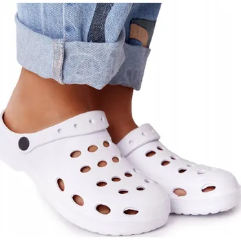 Dámské pantofle Pěnové Pantofle Bílé Lehké Pohodlné Velikost 41