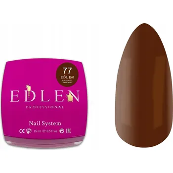 Lak na nehty EDLEN Builder Gel Coffee in Lviv 77 15 ml – stavební gel