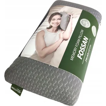 Polštář Ortopedický polštář Wellpur Fossan šedý Jysk