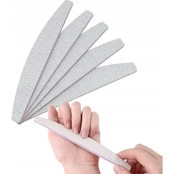10 kusů Pilník na nehty zrnitost 100/180 tvar loďka, pilníčky na manikúru