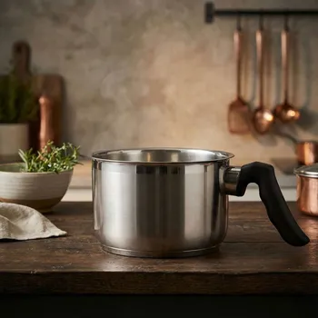 Nerezový hrnec na vaření mléka BASIC 1,3&nbsp;l
