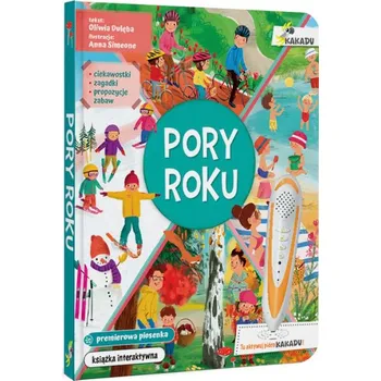 Leporelo Naučná knížka pro děti Roční Období - Vzdělávací kniha pro nejmenší