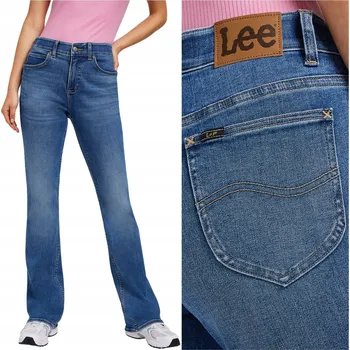 Dámské džíny Lee ULC BOOTCUT Džíny pohodlné rozšířené dámské rifle W32 L33