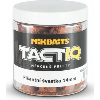 Boilies Mikbaits měkčené pelety TactiQ Pikantní švestka 250ml Velikost: 10mm