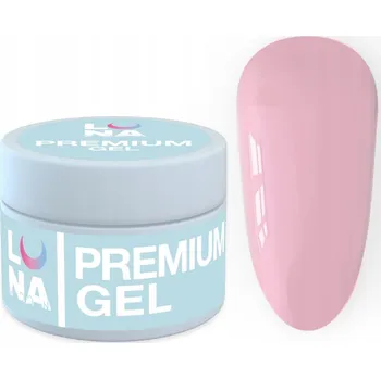 Lak na nehty Luna Premium gel 15, 15 ml stavební gel