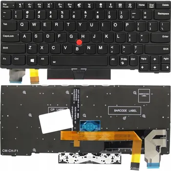 Náhradní klávesnice pro notebook Klávesnice GAT 00000A6 KLAWIATURA LENOVO X280 L13 pro IBM, Lenovo