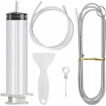 Vrták Sada na čištění lednice, kartáč, čistič, velká ČISTÍCÍ NÁSTROJ NA ODTOKOVÝ KANÁLEK, hadička